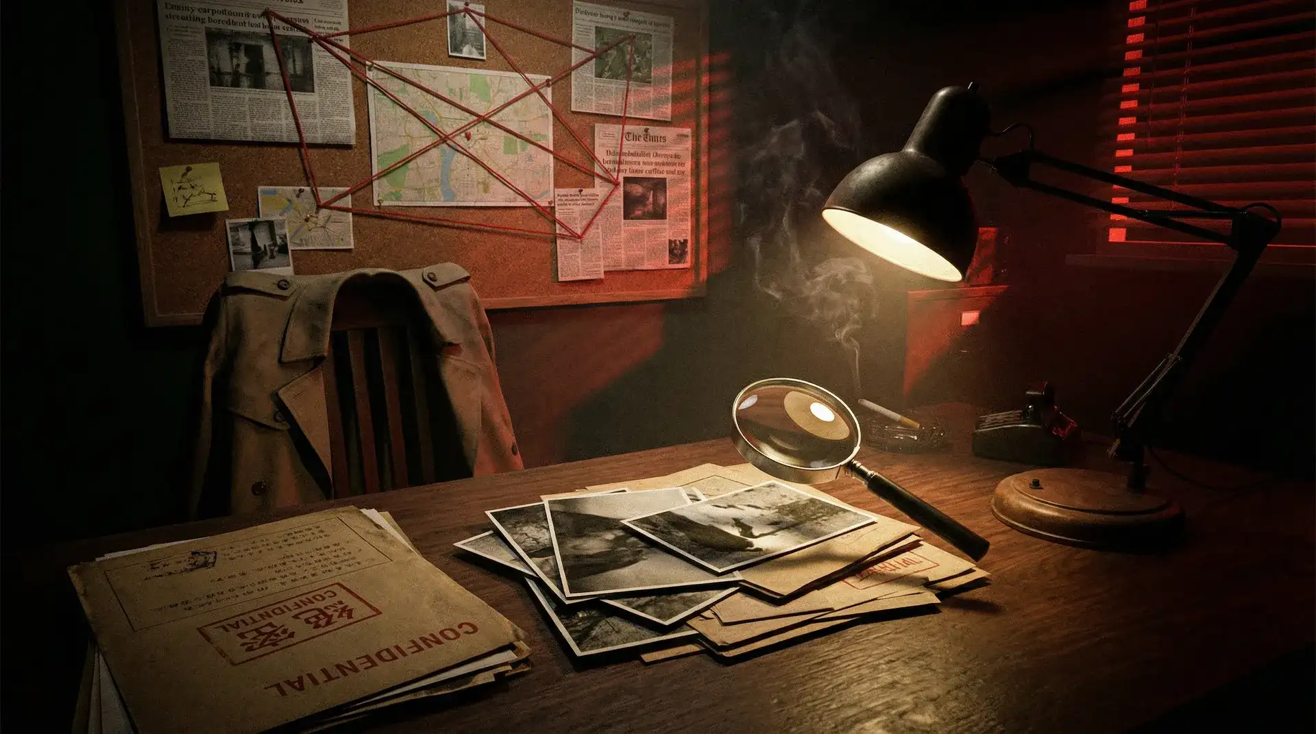 今日吃瓜 - 调查记者工作台上的机密文件